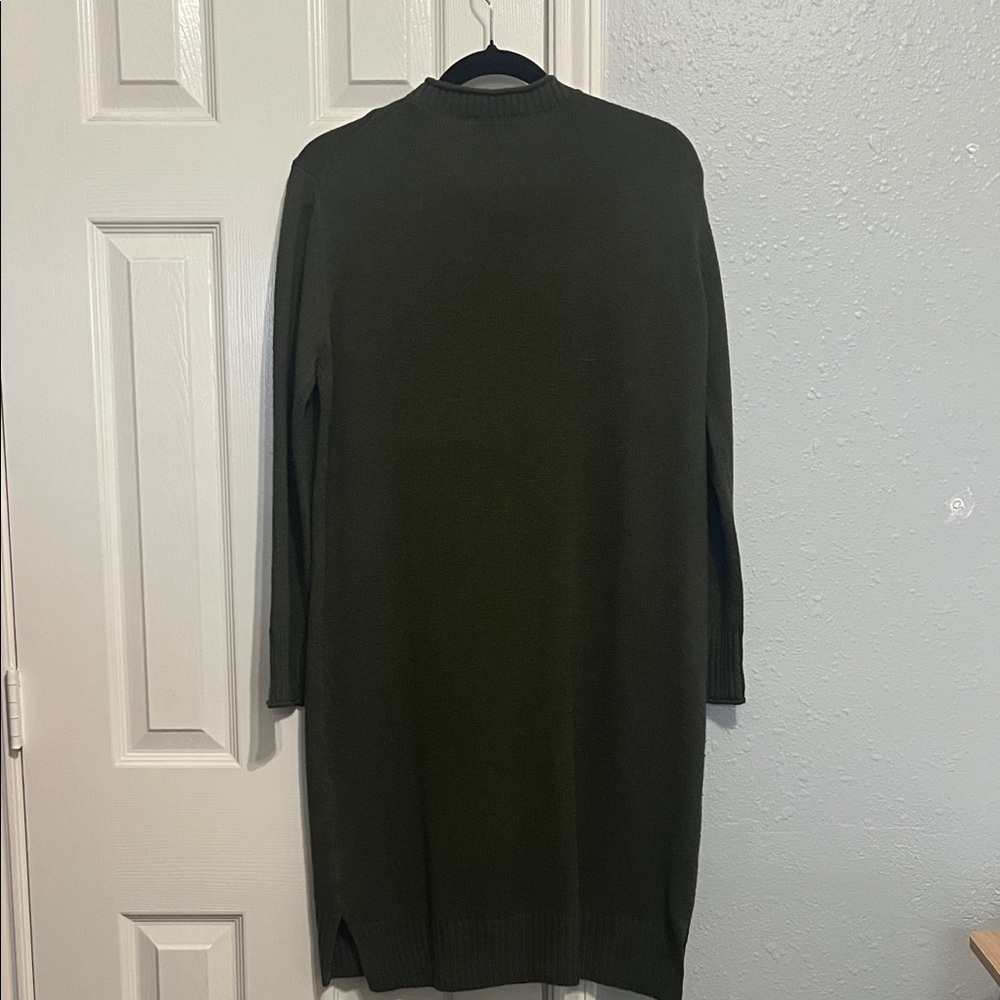 Jessica Simpson Dark Green Long Sleeve Dress - Picture 3 of 5